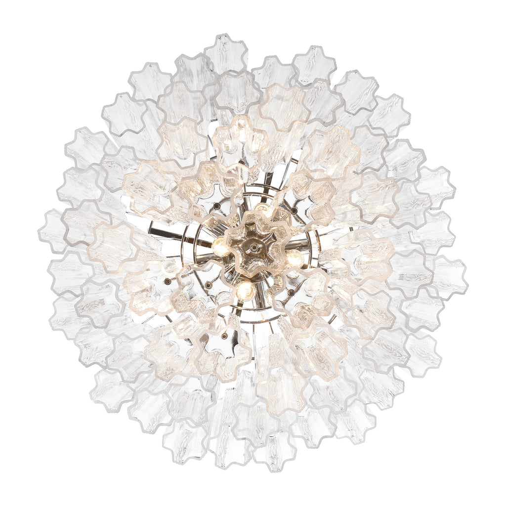 Crystorama Addis 26.75'' Chandelier in Polished Chrome - Additional View
