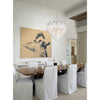 Crystorama Addis 26.75'' Chandelier in Polished Chrome - Lifestyle View