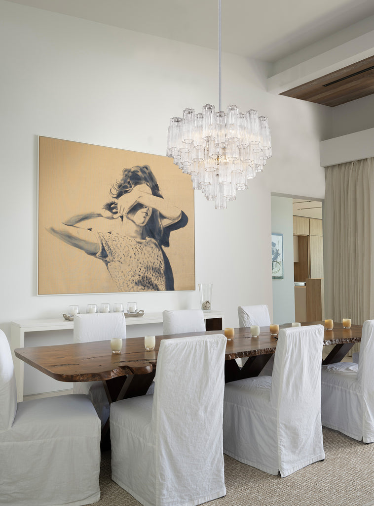 ADD-312-CH-CL Addis 26.75'' Chandelier | Lifestyle Image