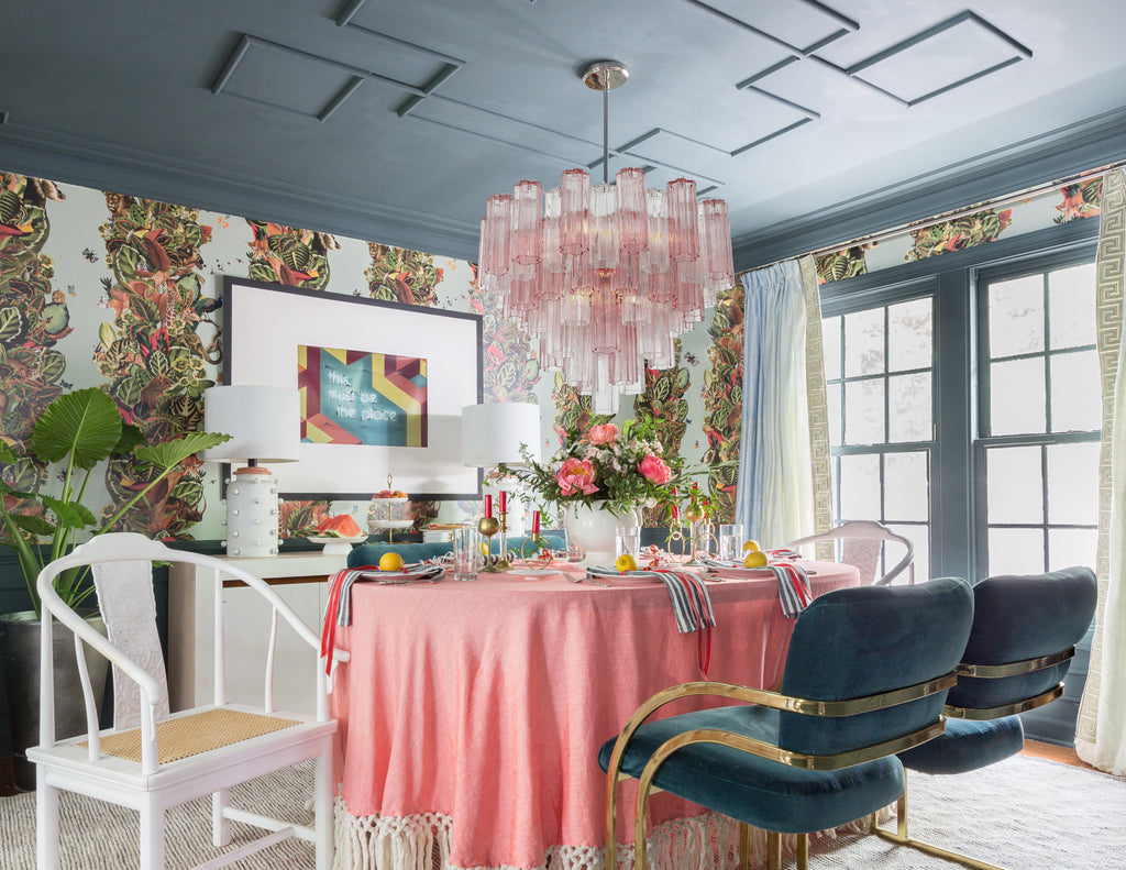 ADD-312-CH-SP Addis 26.75'' Chandelier | Lifestyle Image