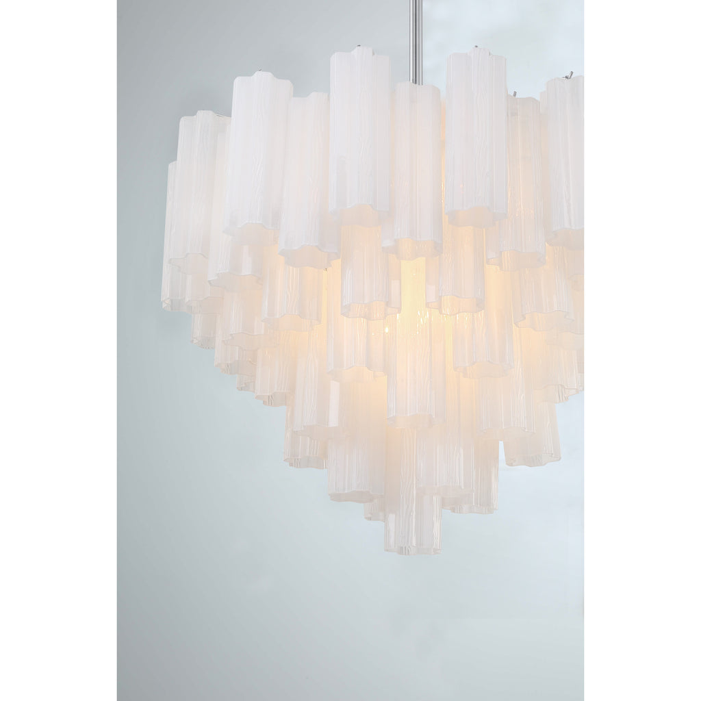 Crystorama Addis 26.75'' Chandelier in Polished Chrome - Additional View