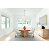 Crystorama Addis 26.75'' Chandelier in Polished Chrome - Lifestyle View