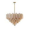 ADD-316-AG-AM Addis 16 Light Chandelier | Alternate Image