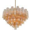 ADD-316-AG-AM Addis 16 Light Chandelier | Alternate Image