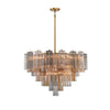 ADD-316-AG-AU Addis 16 Light Chandelier | Alternate Image