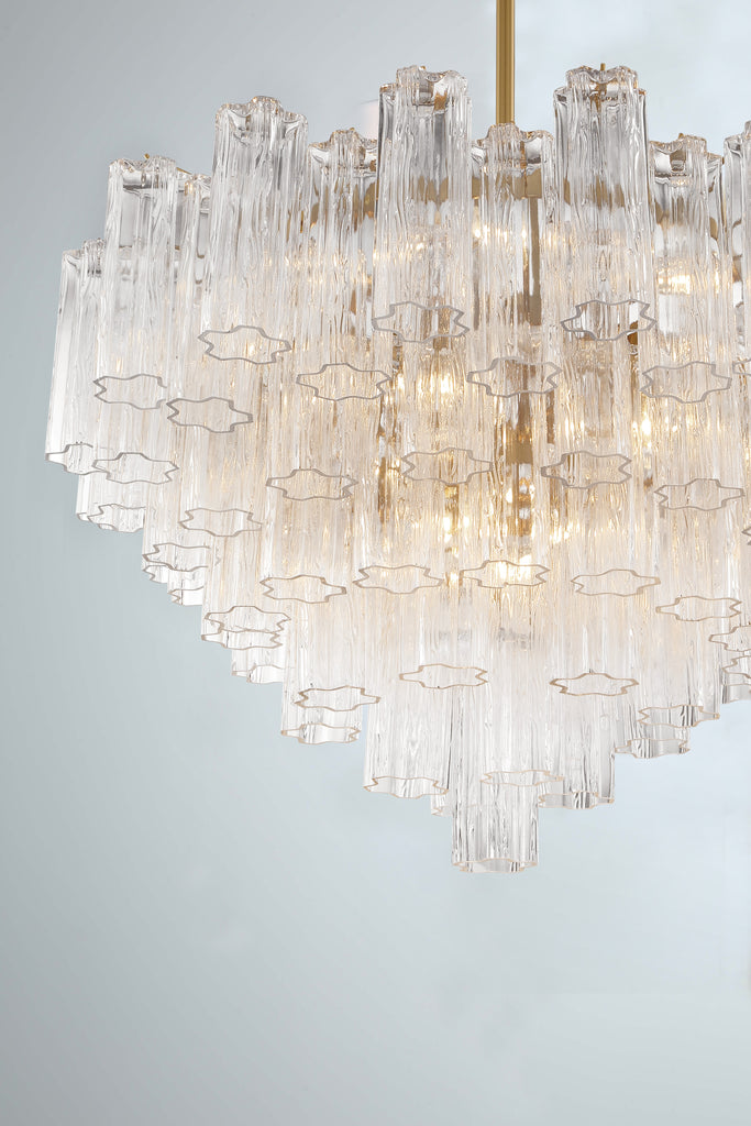 ADD-316-AG-CL Addis 16 Light Chandelier | Alternate Image