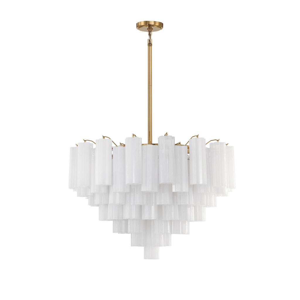 ADD-316-AG-WH Addis 16 Light Chandelier | Main Image