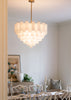 ADD-316-AG-WH Addis 32'' Chandelier | Lifestyle Image