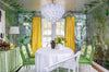 ADD-316-AG-WH Addis 32'' Chandelier | Lifestyle Image