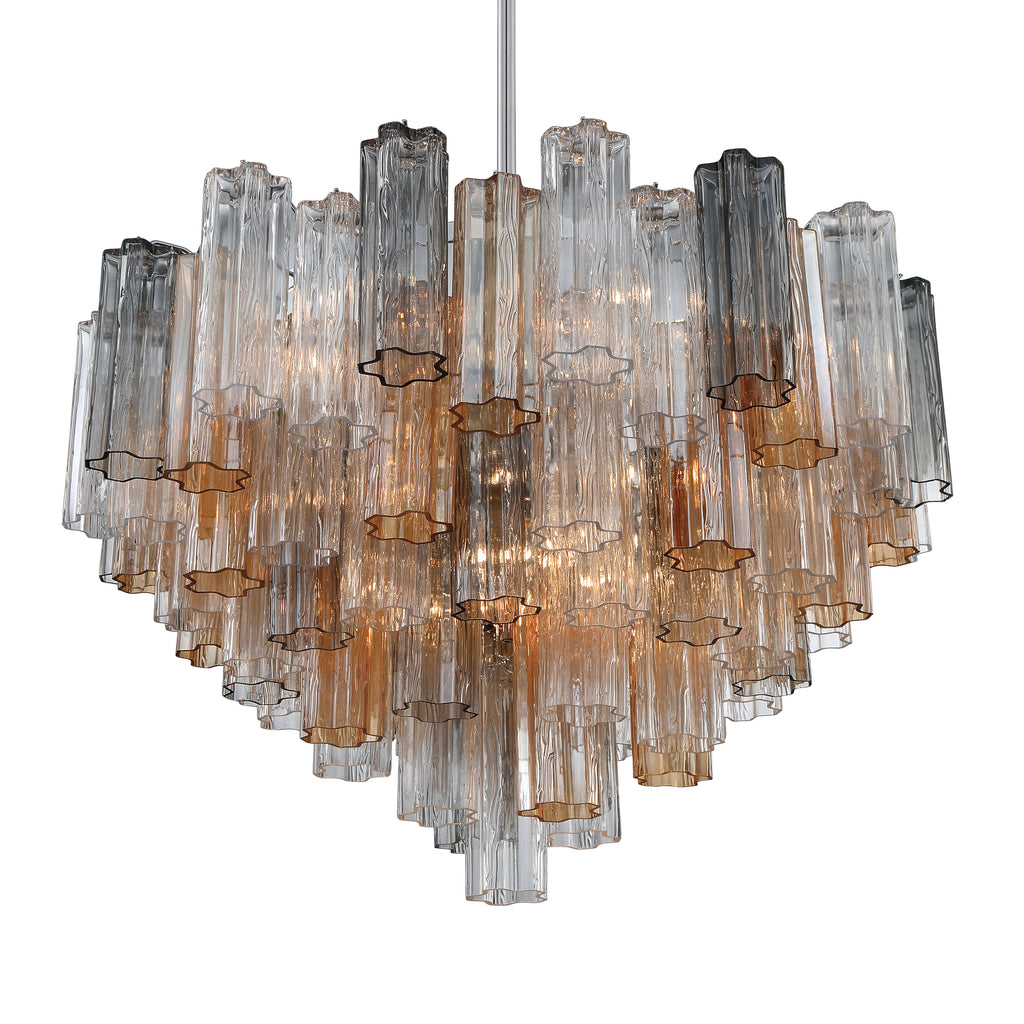 ADD-316-CH-AU Addis 16 Light Chandelier | Alternate Image