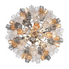 Crystorama Addis 32'' Chandelier in Polished Chrome - Additional View