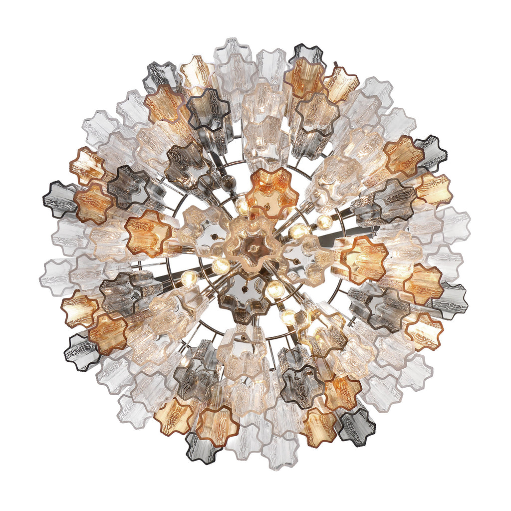 Crystorama Addis 32'' Chandelier in Polished Chrome - Additional View