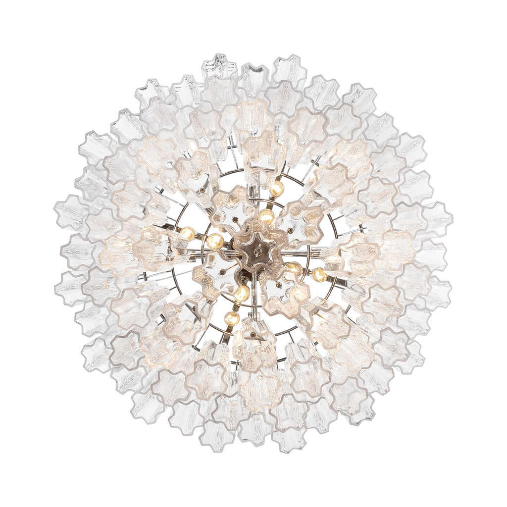Crystorama Addis 32'' Chandelier in Polished Chrome - Additional View