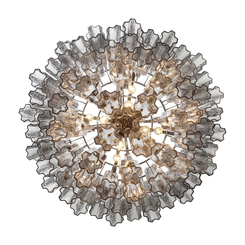 Crystorama Addis 32'' Chandelier in Polished Chrome - Additional View