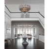 Crystorama Addis 32'' Chandelier in Polished Chrome - Lifestyle View