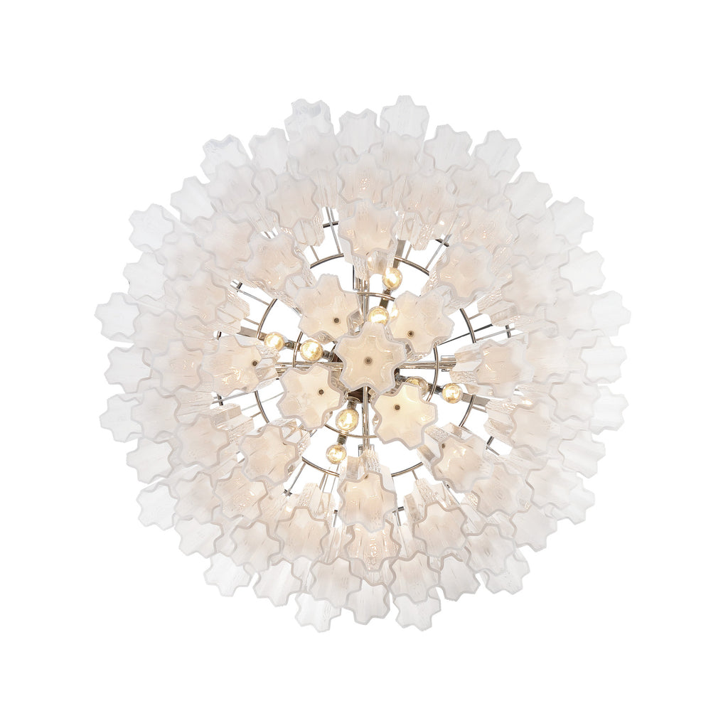 Crystorama Addis 32'' Chandelier in Polished Chrome - Additional View