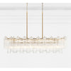 Crystorama Addis 51.75'' Linear Chandelier in Aged Brass - Additional View