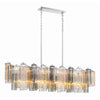 Crystorama Addis 51.75'' Linear Chandelier in Polished Chrome - Additional View