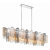 Crystorama Addis 51.75'' Linear Chandelier in Polished Chrome - Additional View