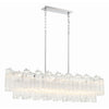 Crystorama Addis 51.75'' Linear Chandelier in Polished Chrome - Additional View