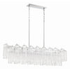 Crystorama Addis 51.75'' Linear Chandelier in Polished Chrome - Additional View