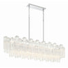Crystorama Addis 51.75'' Linear Chandelier in Polished Chrome - Additional View