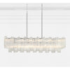 Crystorama Addis 51.75'' Linear Chandelier in Polished Chrome - Additional View