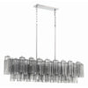 Crystorama Addis 51.75'' Linear Chandelier in Polished Chrome - Additional View