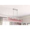 Crystorama Addis 51.75'' Linear Chandelier in Polished Chrome - Lifestyle View