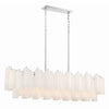 Crystorama Addis 51.75'' Linear Chandelier in Polished Chrome - Additional View