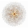 Crystorama Addis 31.5'' Chandelier in Aged Brass - Additional View