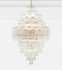 ADD-319-AG-CL Addis 20 Light Chandelier | Alternate Image