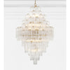 Crystorama Addis 31.5'' Chandelier in Aged Brass - Additional View