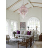 Crystorama Addis 31.5'' Chandelier in Aged Brass - Lifestyle View