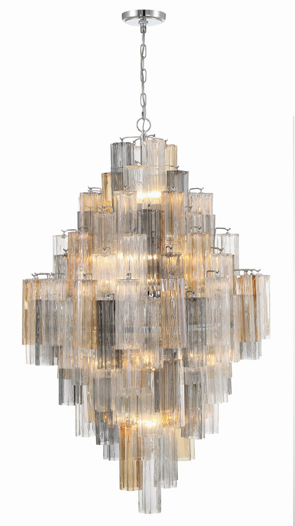 ADD-319-CH-AU Addis 20 Light Chandelier | Main Image