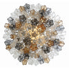 Crystorama Addis 31.5'' Chandelier in Polished Chrome - Additional View