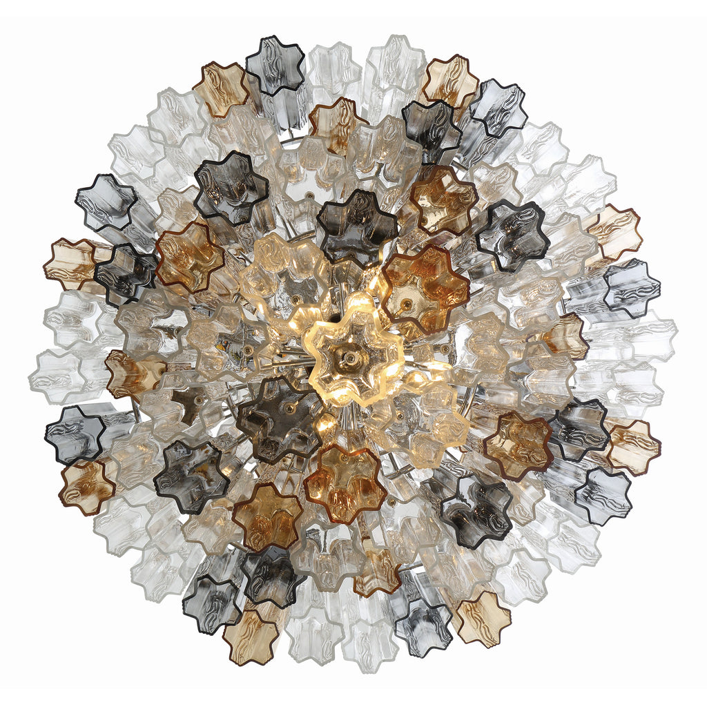 Crystorama Addis 31.5'' Chandelier in Polished Chrome - Additional View