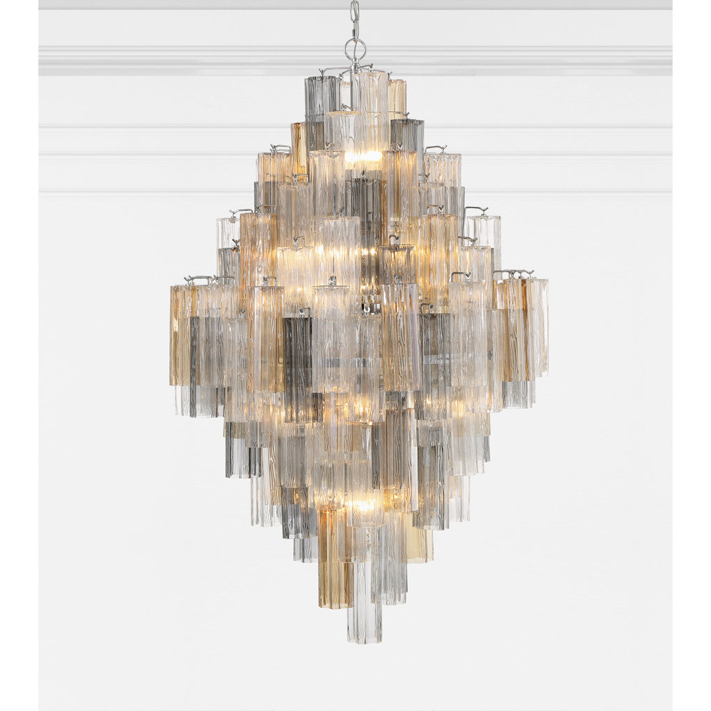 Crystorama Addis 31.5'' Chandelier in Polished Chrome - Additional View