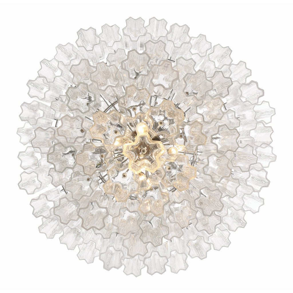 Crystorama Addis 31.5'' Chandelier in Polished Chrome - Additional View