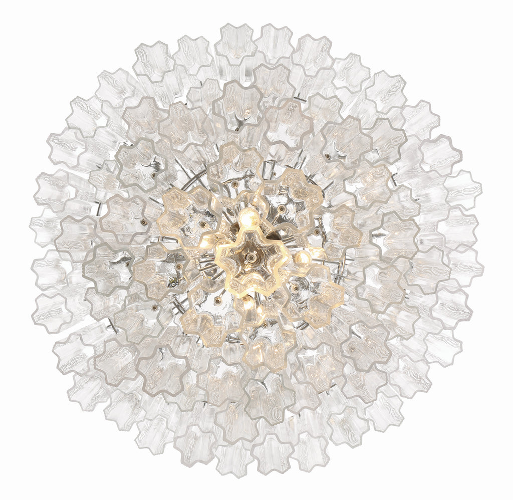 ADD-319-CH-CL Addis 20 Light Chandelier | Alternate Image