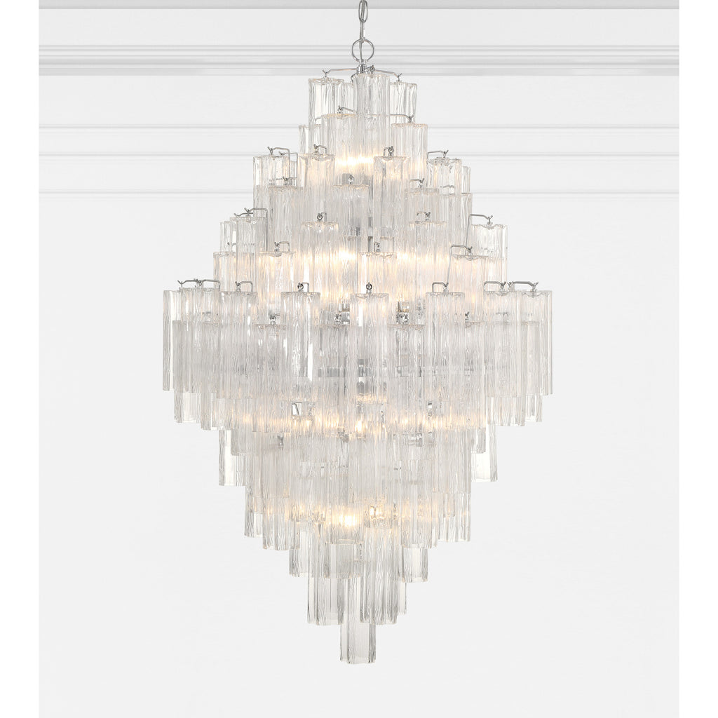 Crystorama Addis 31.5'' Chandelier in Polished Chrome - Additional View