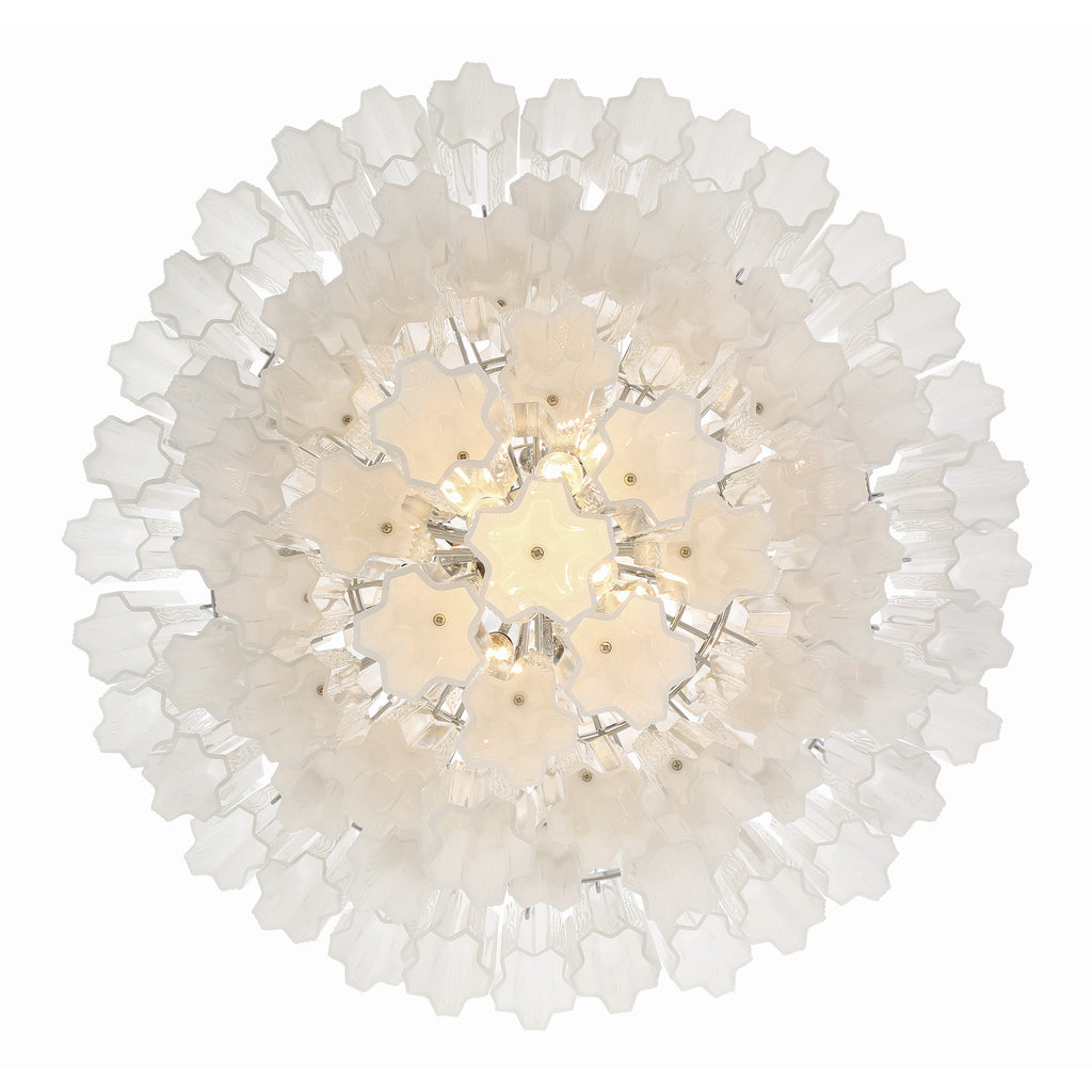 Crystorama Addis 31.5'' Chandelier in Polished Chrome - Additional View