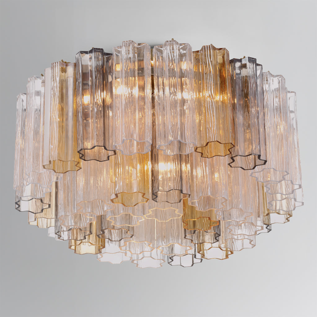 ADD-321-AG-AU Addis 22.25'' Flush Mount | Lifestyle Image