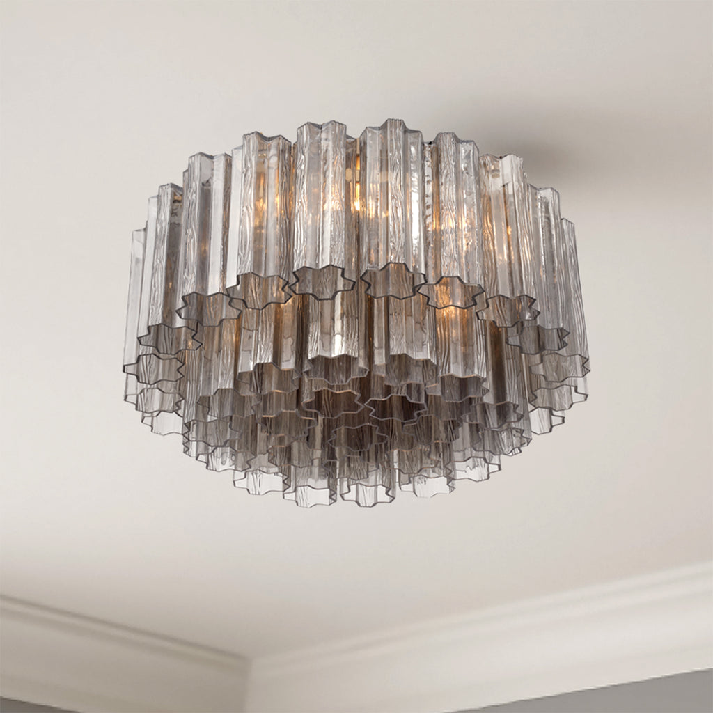 ADD-321-AG-SM Addis 22.25'' Flush Mount | Lifestyle Image