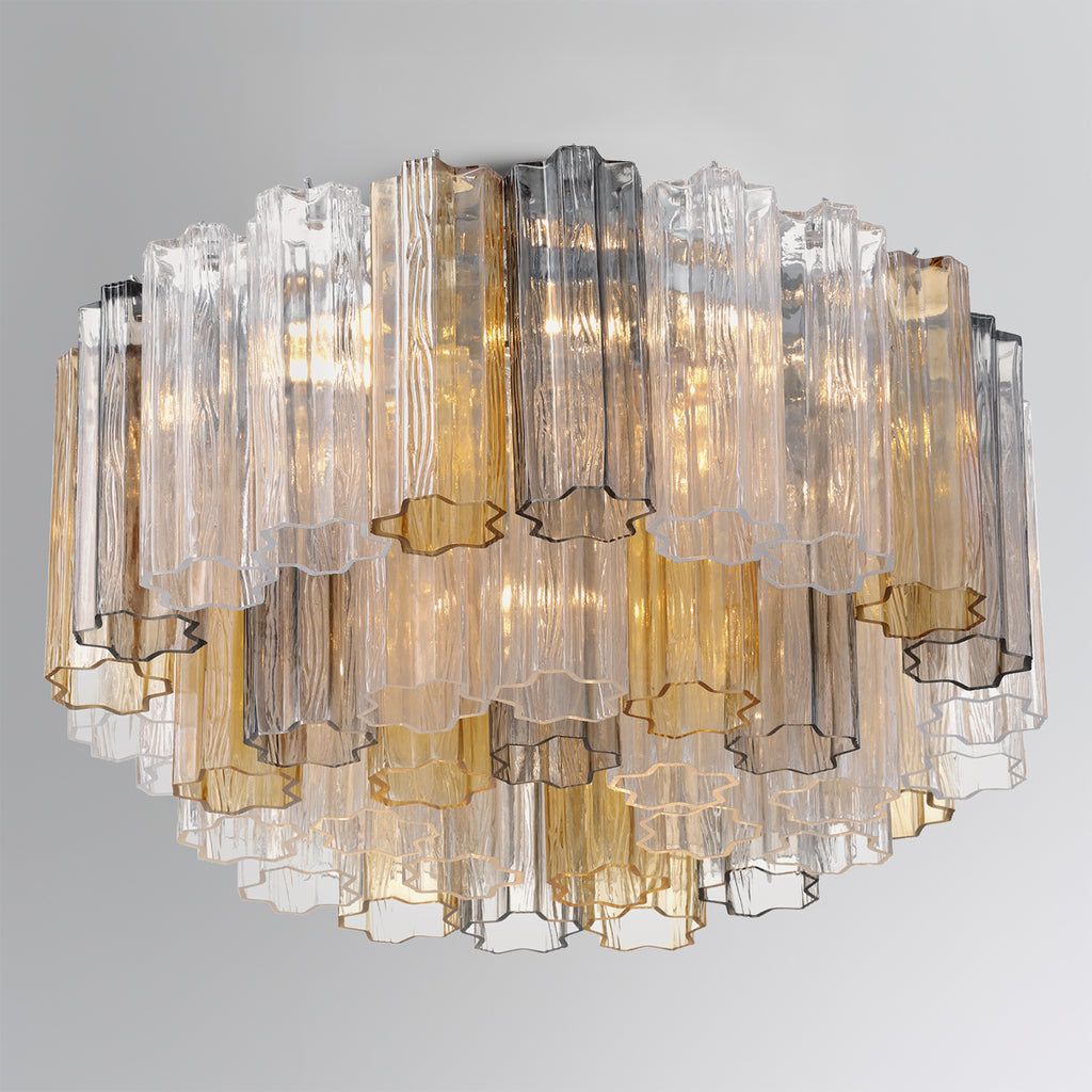 ADD-321-CH-AU Addis 22.25'' Flush Mount | Lifestyle Image