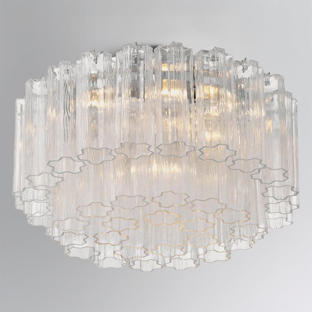 ADD-321-CH-CL Addis 22.25'' Flush Mount | Lifestyle Image