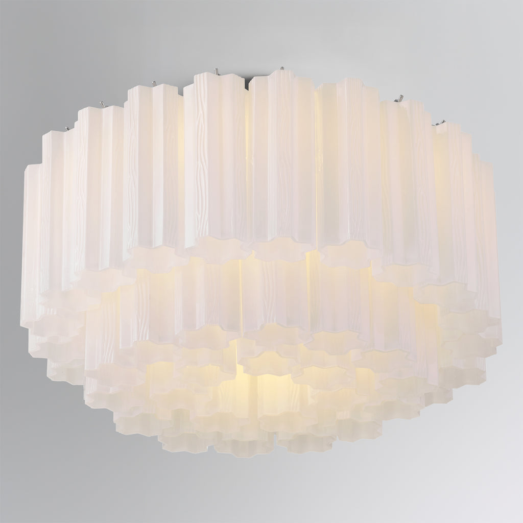 ADD-321-CH-WH Addis 22.25'' Flush Mount | Lifestyle Image