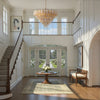 ADD-327-AG-AM Addis 49'' Chandelier | Lifestyle Image