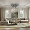 ADD-327-AG-SM Addis 49'' Chandelier | Lifestyle Image