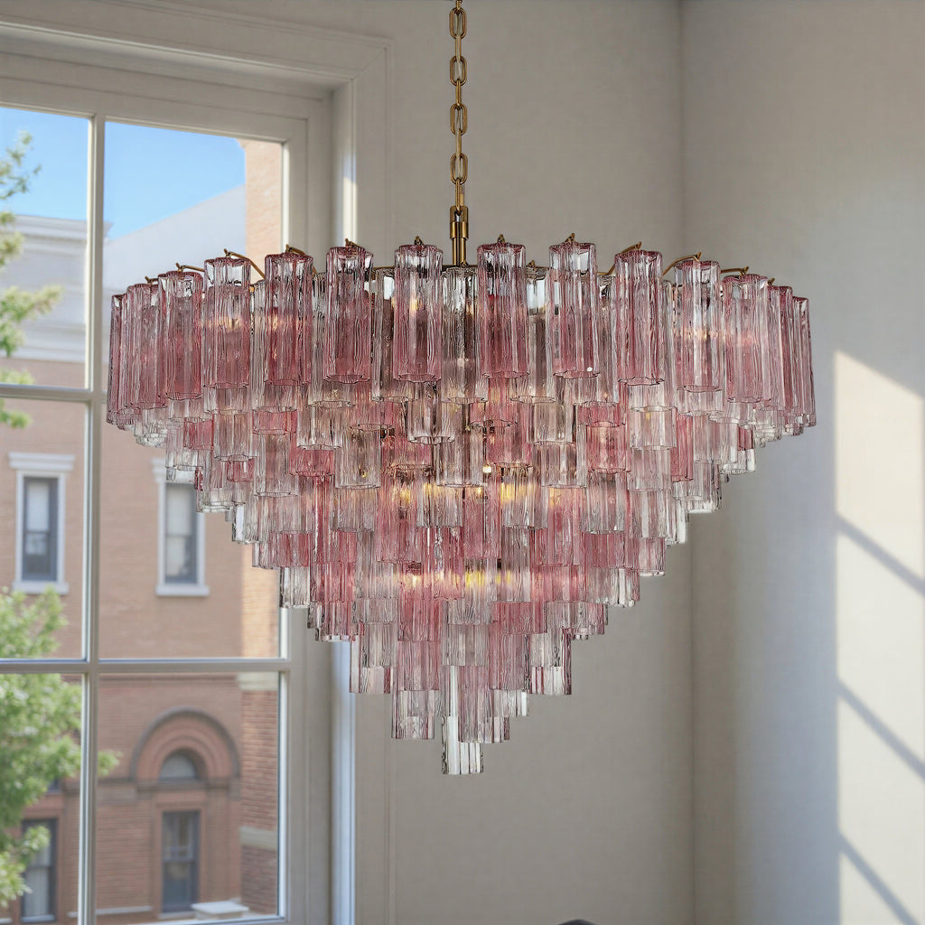 ADD-327-AG-SP Addis 49'' Chandelier | Lifestyle Image